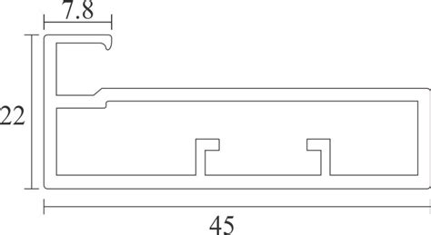 Aluminium Frame Profile EAPS-004 | Enox India
