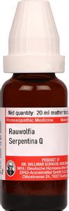 Dr.Willmar Schwabe Germany Rauwolfia Serpentina Q Mother Tincture Price ...