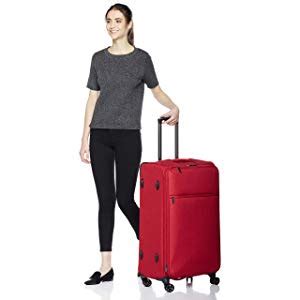 AmazonBasics Belltown Softside Rolling Spinner Suitcase Luggage - 30 ...