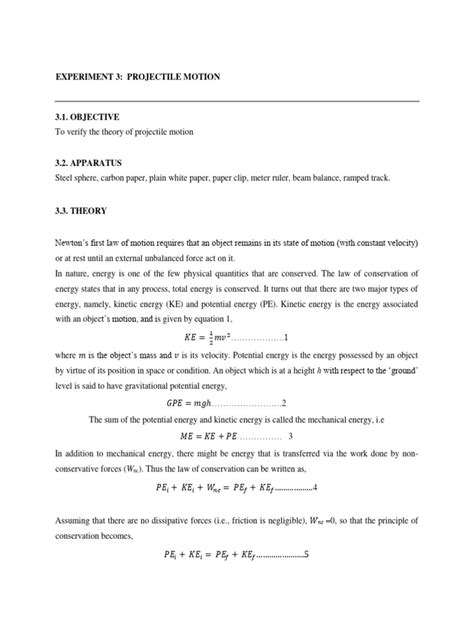 Image result for Projectile Motion Experiments
