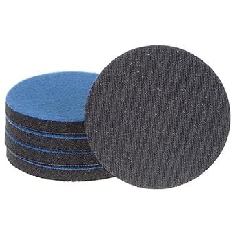 HARFINGTON 5pcs Glass Polish Sanding Disc 3" 180 Grit Coarse Grade ...