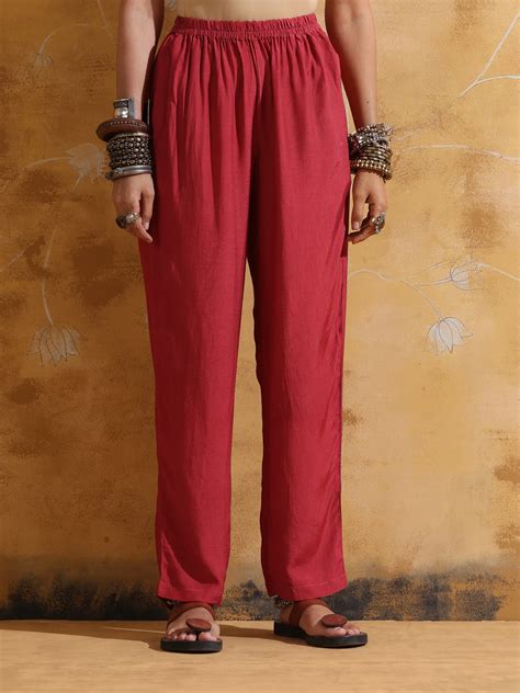 trueBrowns Purple Peach Jaal Print Muslin Silk High-Slit Kurta Set