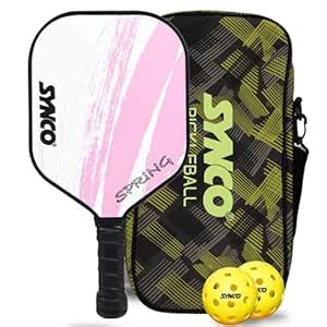 Buy Synco Pickleball Paddle Set | 1 Pickleball Rackets and 2 ...