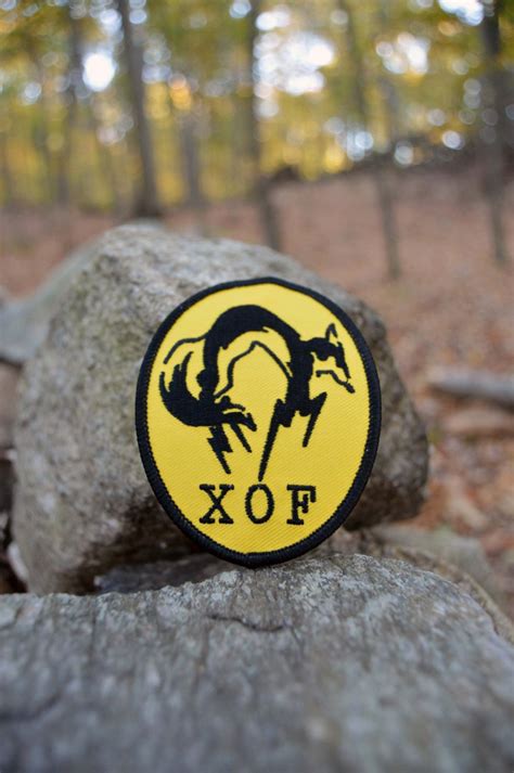 XOF Iron on Patch Skull Face Unit From Metal Gear Solid V the Phantom ...