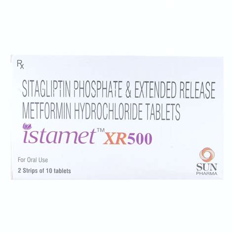 Istamet XR 500 Tablet 10's Price, Uses, Side Effects, Composition ...