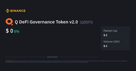 Q DeFi Governance Token v2.0 Price Today | QDEFI to USD Live Price ...