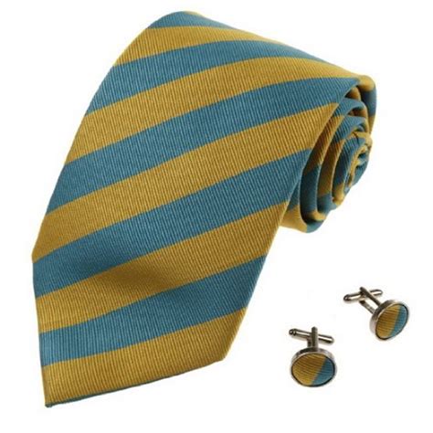 Buy Y&G CID-021-05 Yellow Mens Warehouse Tie Stripes Mens Tie Set Tie ...