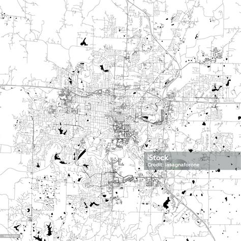 Columbia Missouri Usa Vector Map Stock Illustration - Download Image ...