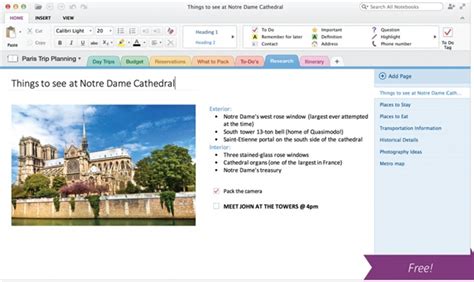 OneNote for Mac Tutorial 的图像结果