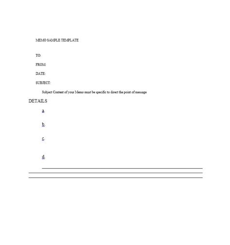 Image result for Memo Example