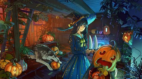 Anime Halloween Wallpapers - 4k, HD Backgrounds on WallpaperBat