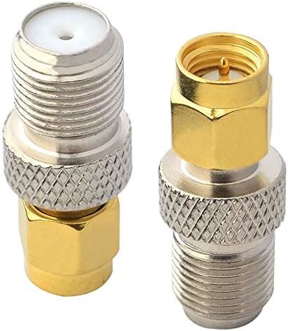 3AN Telecom SMA Coaxial Cable Connector SMA to F Coax SMA Connector SMA ...