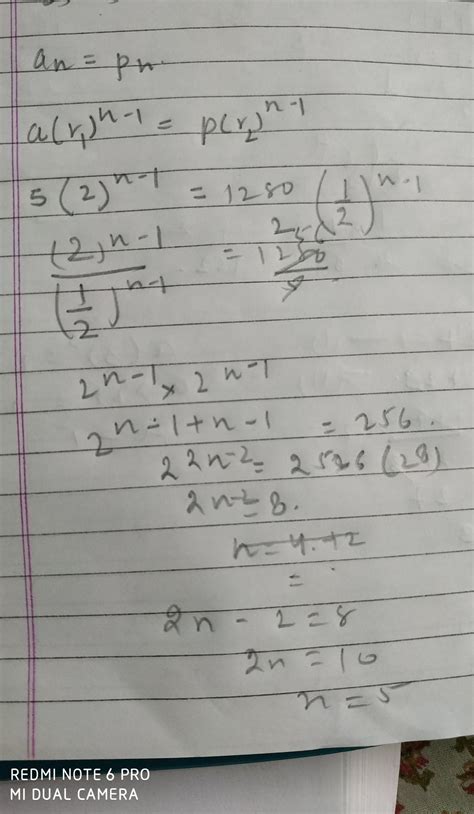 If the G.P.'s 5,10,20........... and 1280,640,320........ have their ...