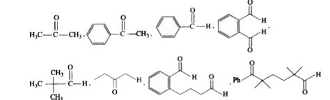 Of the following carbonyl compounds,how many would give aldol ...