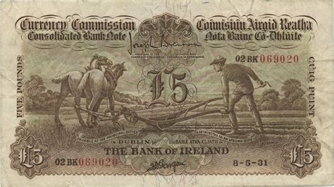 5 Pounds (Bank of Ireland) - Ireland – Numista