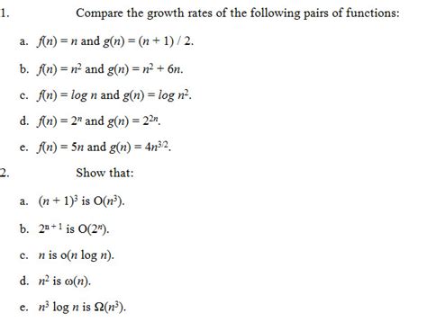 Image result for Comparing Different Growth Functions Java