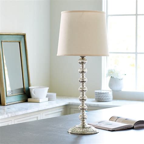 Mercury Glass Stacked Ball Table Lamp | Ballard Designs