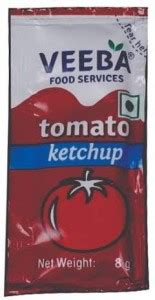 VEEBA Tomato Ketchup Sachet 8g (200pc) Ketchup Price in India - Buy ...