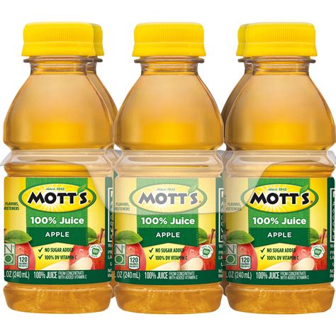 Mott's Apple Juice from Concentrate 6ct | FreshDirect