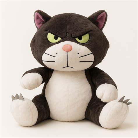 Angry Lucifer Cat Plush Toy – 45cm Soft Stuffed Animal – www ...