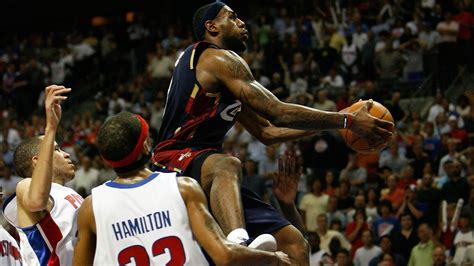Top Moments: LeBron James dominates Pistons to reach his 1st NBA Finals ...