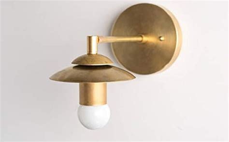 REGAL SURVEY Brass Antique Finish Double Sade Mid Century Design Wall ...