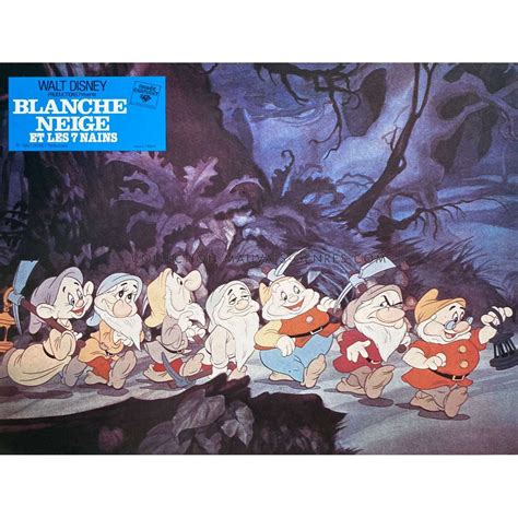 SNOW WHITE AND THE SEVEN DWARFS French Lobby Card N02 - 9x12 in. - 1937 ...