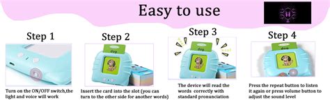 Buy RYLAN Talking Flash Cards Learning Toys Educational Device for 2 3 ...