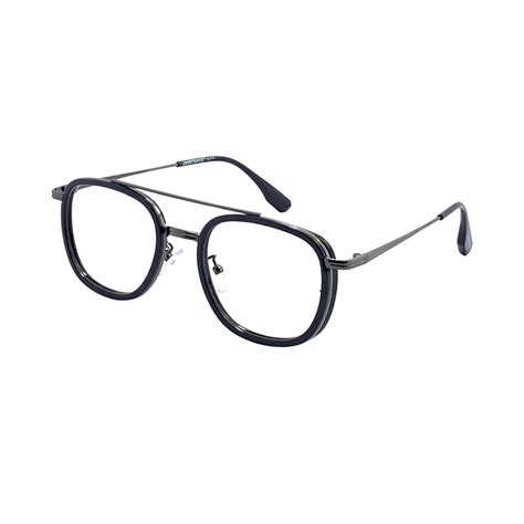 ALFA "Jupiter" Black Aviator Eyeglasses for Men 23082 C2/1 52 – Lenstrack