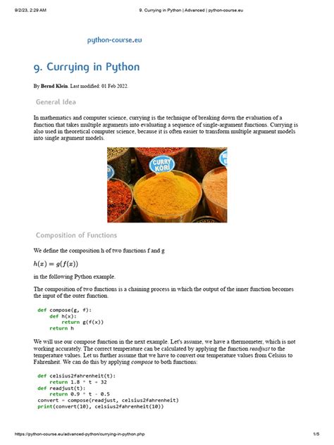 Currying in Python 的图像结果