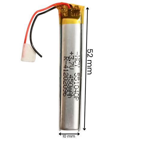 Witty Fox 450mAh Rechargeable 3.7v LiPo Battery – Robocraze
