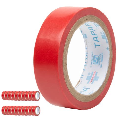TAPARIA PVC Insulation Tape IT17R - Premium Electrical Tape - Red, 17mm ...