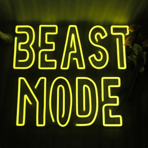 Beast Mode Neon Sign – Neon Lives