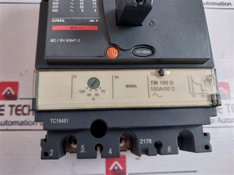 Schneider Electric Compact Nsx 100F Circuit Breaker 50/60Hz Cat. A ...