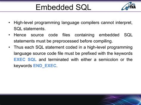 Image result for SQL Embedded Select Statement Example