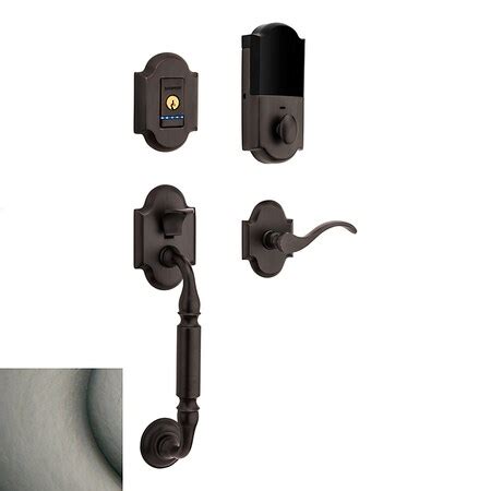 Baldwin Evolved Antique Nickel Electronic Locksets 85305.151.BLENT | Zoro