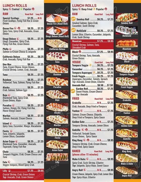 Menu at Ijji Poke Don restaurant, Reno