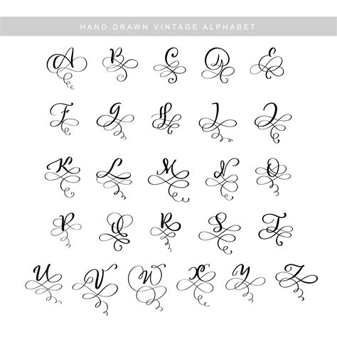 Image result for Script Lettering Alphabet