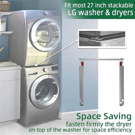 LG Stacking Kit Install 的图像结果