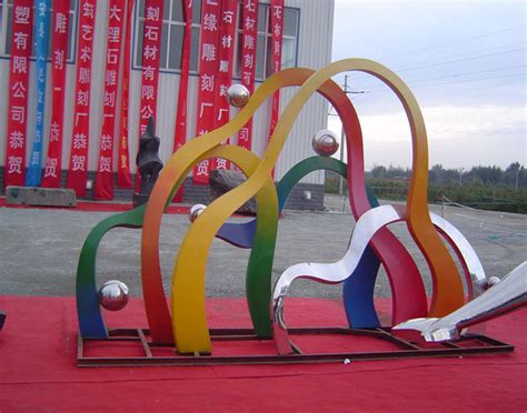 大型风动不锈钢雕塑户外艺术广场园林景观抽象不锈钢风动装置风车-阿里巴巴
