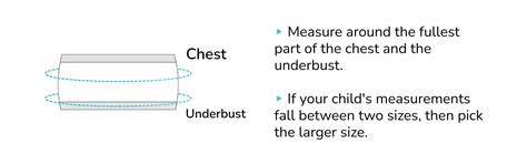 Padded Tube Bra Size Chart