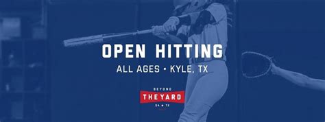 Open Hitting, Beyond the Yard, Kyle, 9 December 2023 | AllEvents