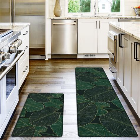 Amazon.com: Kitchen Mats for Floor Cushioned Anti Fatigue Mats for ...