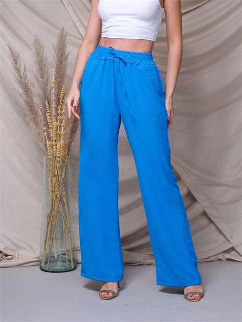 Calça/pantalona/em duna/elastico/ elegante / despojado / estiloso ...