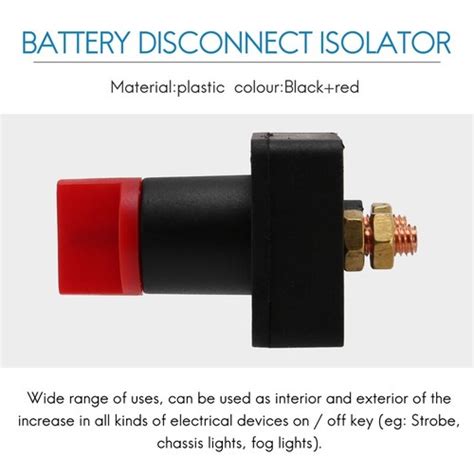 12V 300A Battery Disconnect Battery Switch Rotary India | Ubuy