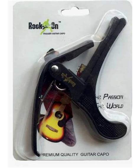 ROCKON Heavy duty clutch guitar capo : Amazon.in: Musical Instruments