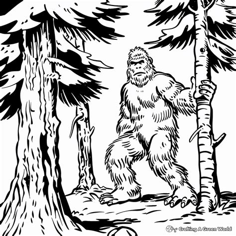 Printable Bigfoot Coloring Pages [2025]