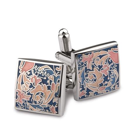 Peluche Designer Multicolor Enamel Cufflinks for Men : Amazon.in: Fashion