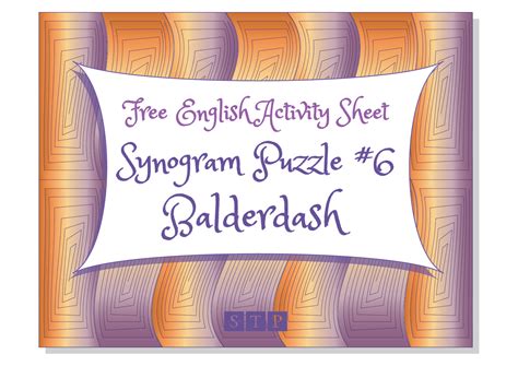 Synograms Puzzles Catalogue — STP Books