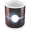 Marvel 'Ironman Suit' Round Ceramic Mug (350ml) Multicolor : Amazon.in ...